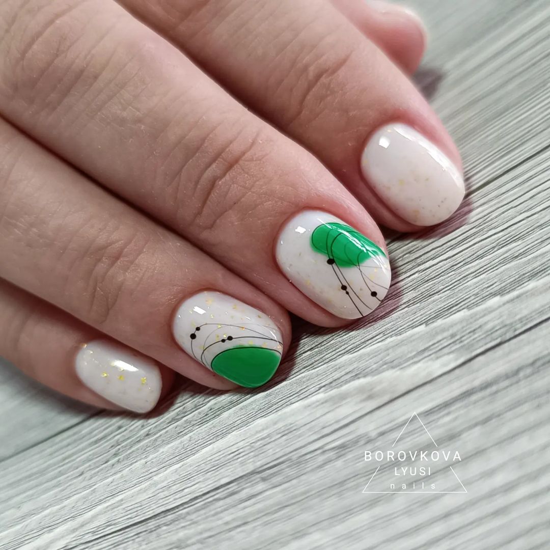 #комбинированныйманикюр  #дизайнногтей