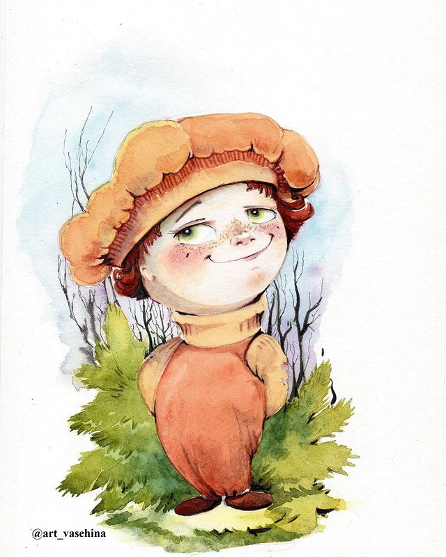 art_vasehina в LOOKY. #грибочки_fest. Последний персонаж д...