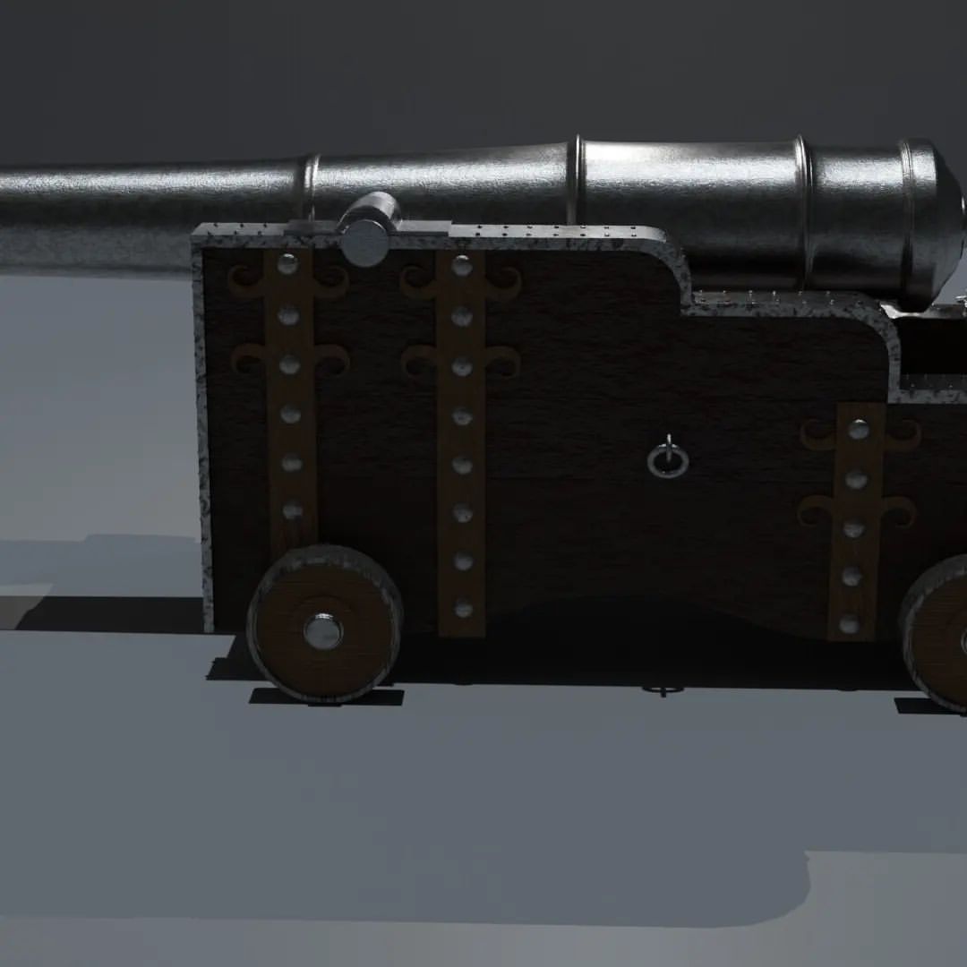 Cannon (Realism) 
 3D Cannon Model
I use 5 Textures
Art station:https://www.artstation.com/artwork/QXJPEd

#3d #blender #zbrush #substancepainter  #substancedesigner  #weapon #3dweapon #3dmodel #realism #gun #пушка