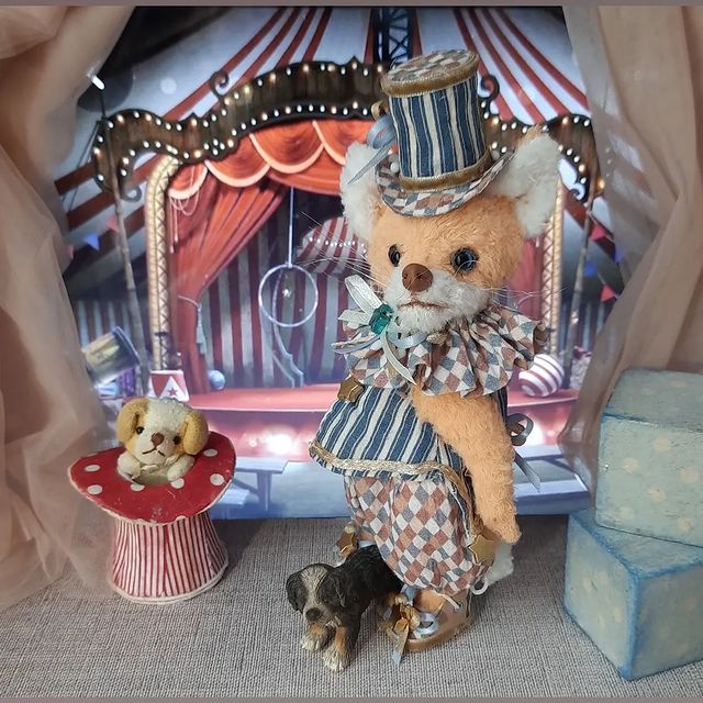 i.am.marisola в LOOKY. #тедди,#лис,#цирк,#подарок,#авторская_работа,#teddy,#handmade,#circus. ...волнуются перед в...