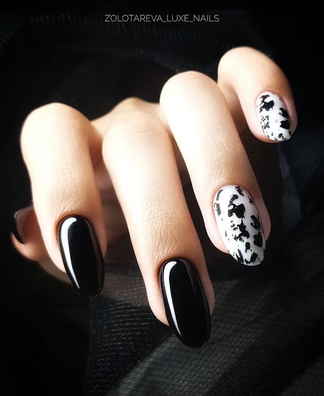 zolotareva_luxe_nails в LOOKY. #маникюрелец,#черныйманикюр. Модный черный маникю...