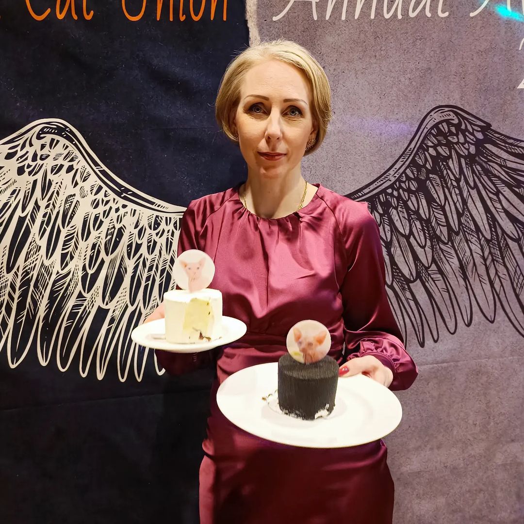 sphynx_shococats в LOOKY — А в конце вечера были вот такие великолепные тортики с нашим