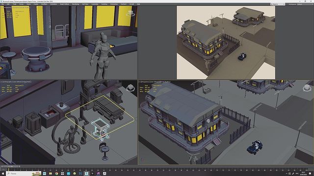 greymetallcat в LOOKY. #indeidev,#gamedev,#zombieshooter,#isometricgame,#gameart,#3dmodel,#3dmax,#blender,#gameasset,#unrealengine. Working on modular b...