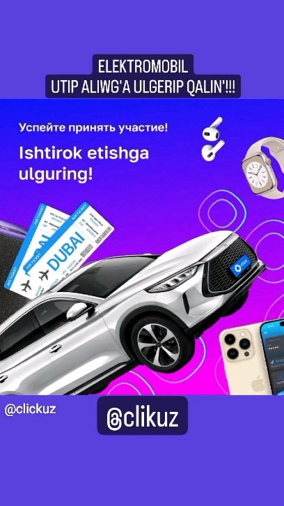 zekostudio в LOOKY. #clickuz,#konkurs#,#byd,#clicksovga,#clickaksiya. Click kompaniyasinin...