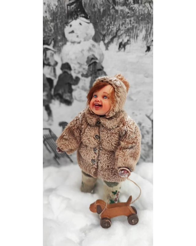 lamaxiko в LOOKY. #елочнаяигрушка,#кукла,#коллекционнаякукла,#неватнаяигрушка,#живаяигрушка,#новыйгод,#подарокнановыйгод,#свомируками,#handmade,#doll,#christmas. Машаааааа, выходииии...
