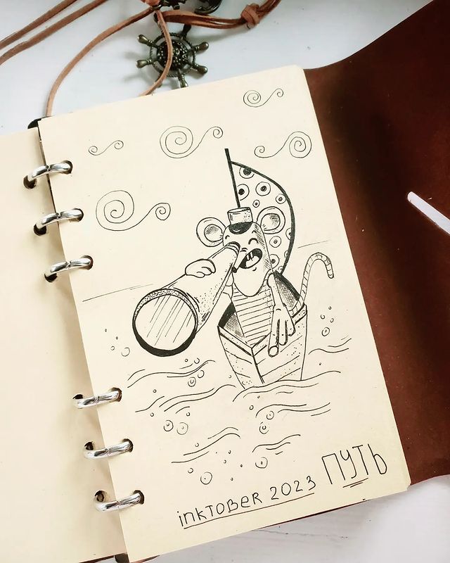 aprerad.art в LOOKY. #inktober2023,#inktober,#inktoberworld,#illustrationforkids,#illustration_daily,#illustrationforchildren,#иллюстраторыроссии,#иллюстрациидлякниг,#иллюстрацияназаказ,#иллюстратор. Всем привет 🖐️ В эт...