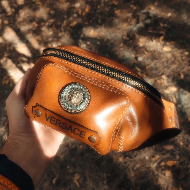 welundleathercrafts в LOOKY. . Сумка поясная бананк...