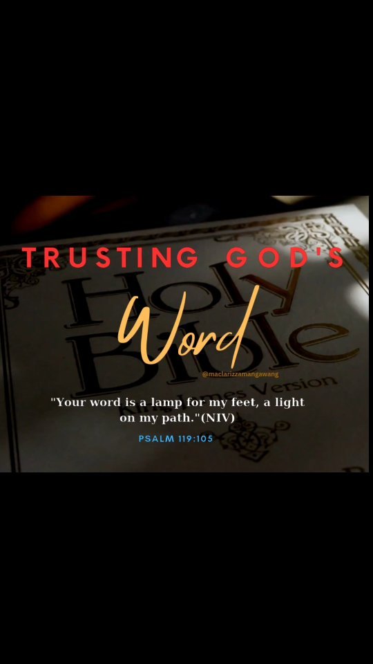 mcmangawang в LOOKY. #biblestudy,#bibleverse,#bible. Trusting in God's Wo...