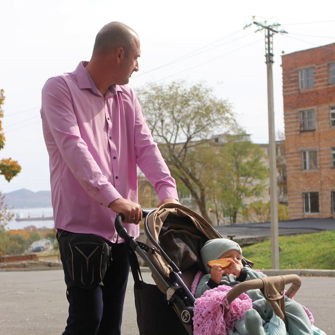 С папой