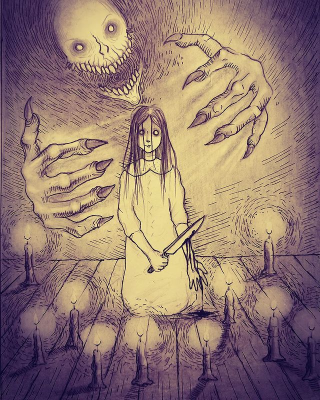 oleg_lll_ in LOOKY. #sketch,#graphicart,#illustration,#scary,#scaryart,#art,#artist,#graphic. They don't understan...