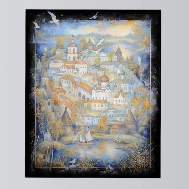 yurijkomyakov в LOOKY. #художник,#юрийкомяков,#миниатюрнаяживопись,#лаковаяминиатюра,#лаковаяминиатюрнаяживопись,#холуйскаяминиатюра,#холуй,#темпера,#папьемаше,#декоративноеискусство,#народныйпромысел,#паннонастену,#панно,#русскийсевер,#соловки,#белоеморе,#соловецкиймонастырь,#архипелаг,#живопись,#art,#artgallery,#artwork,#tempera,#lacquerminiature,#solovki,#russiannorth,#solovetskymonastery,#lacquerart,#russianart,#solovetsky. "Соловецкая обитель"...