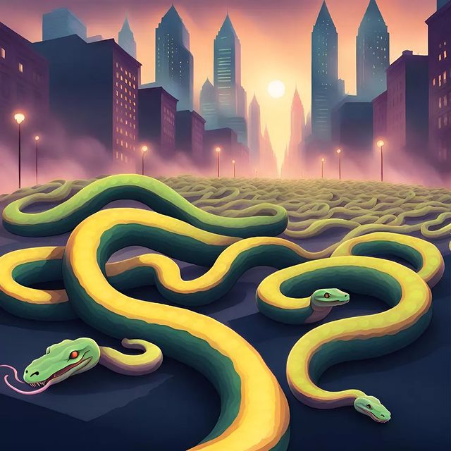 earthrobert_2001 в LOOKY. #EarthRobertPoems,#Snake,#Poem,#AiArt,#traitor,#Betray. Snakes are everywher...