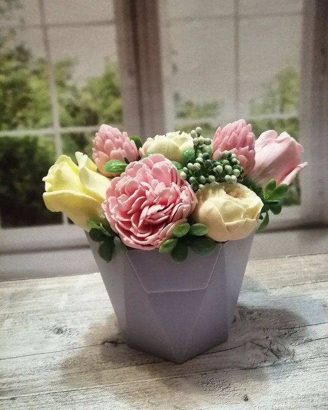 alenkinhandmade в LOOKY. #аленкинорукоделие#букетизмыла#мыльнаяфлористика#sapone#handmade. Вот такой мыльный бу...