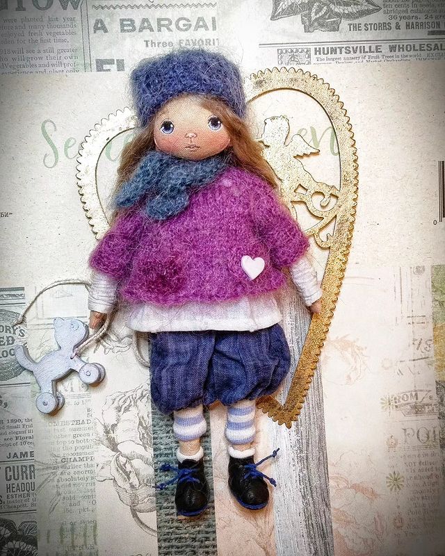 fenikidolls в LOOKY. #fenikidolls,#текстильнаякукла,#интерьернаякукла,#куклавподарок,#кукларучнойработы,#ручнаяработа. Девочки в лилово-джи...