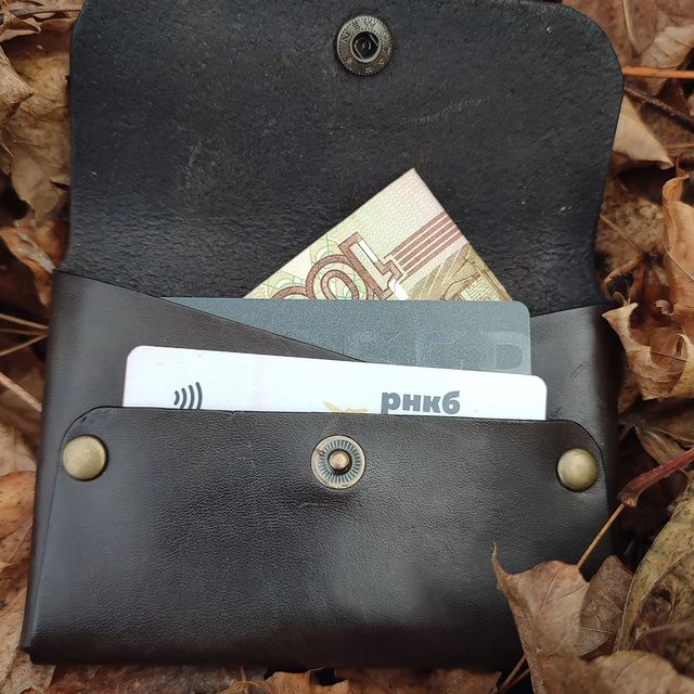 welundleathercrafts в LOOKY. . Мини портмоне из нат...