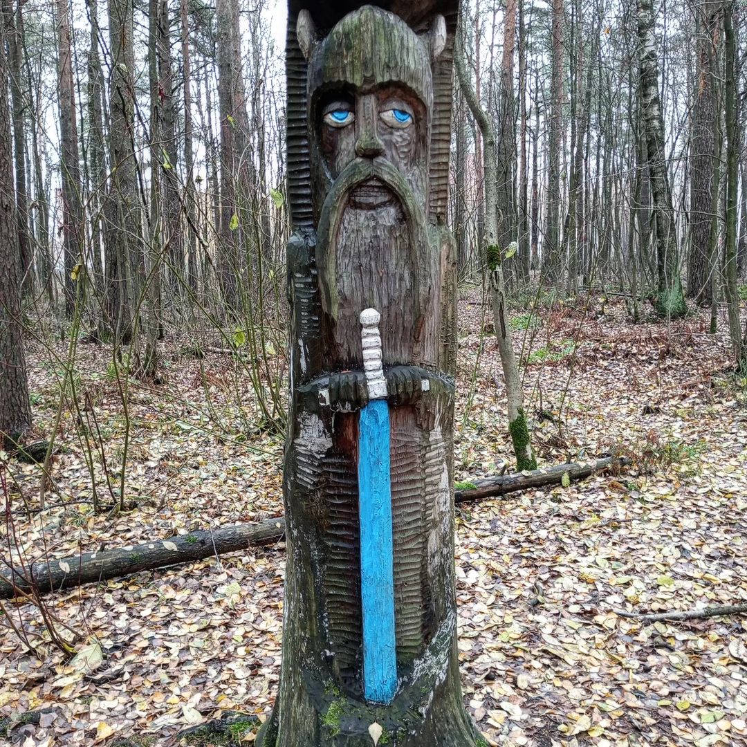 Языческий идол. Славяне. Парк Сосновка #Санкт-Петербург #saint #Russia #россия