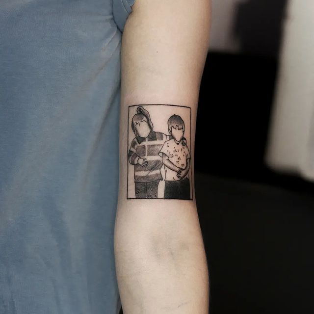 sashatae_tattoo в LOOKY. #татусемья,#татусалонмосква,#татумастермосква. Памятное детское фот...