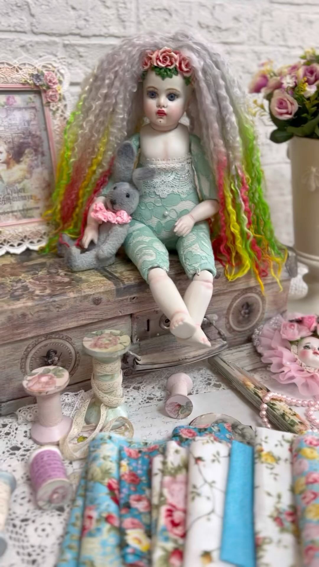 irens_princesses в LOOKY. #фарт_челлендж,#фарфороваякукла,#кукла,#doll,#розы,#антикварнаякукла,#коллекционнаякукла,#куклавподарок,#кукласаоимируками,#любовьспасетмир,#сделанослюбовью. КРАСИВЫЕ ВОЛОСЫ-горд...