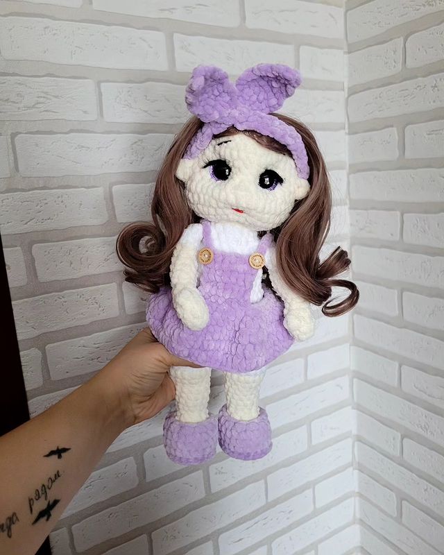 kseniya2022 в LOOKY. #вяжуназаказ,#маминыигрушки,#ручнаяработа,#связанослюбовью,#вяжубелгород. Кукла плюш 
🌿 рост ...
