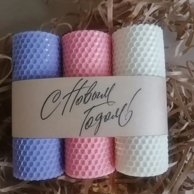 candles_by_dk в LOOKY. #свечи,#новыйгод,#подаркиручнойработы. Набор свечей из вощи...