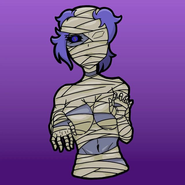mandy_hell в LOOKY. . Mummy tyan🤕🎃💀#art...