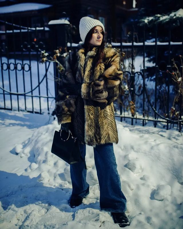 zlata_chesak в LOOKY. . Волчья шуба самая лю...