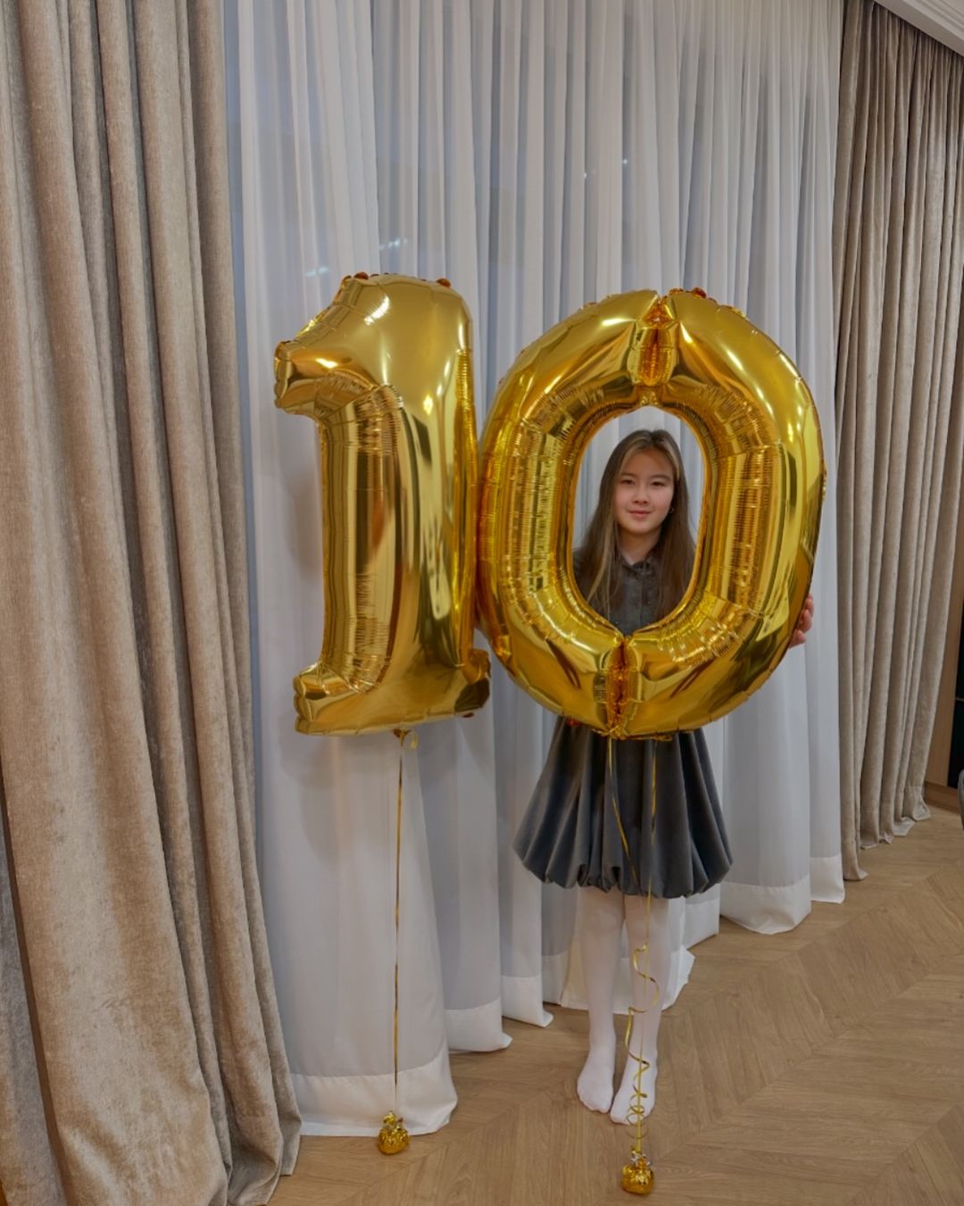Первый юбилей Викули! 🎉🥳Расти счастливой и здоровой девочкой, все остальное мы с папой сделаем! ❤️❤️❤️