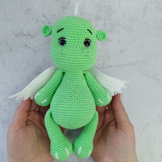 dronova_rezerv в LOOKY. . Дракон вязаный крючк...