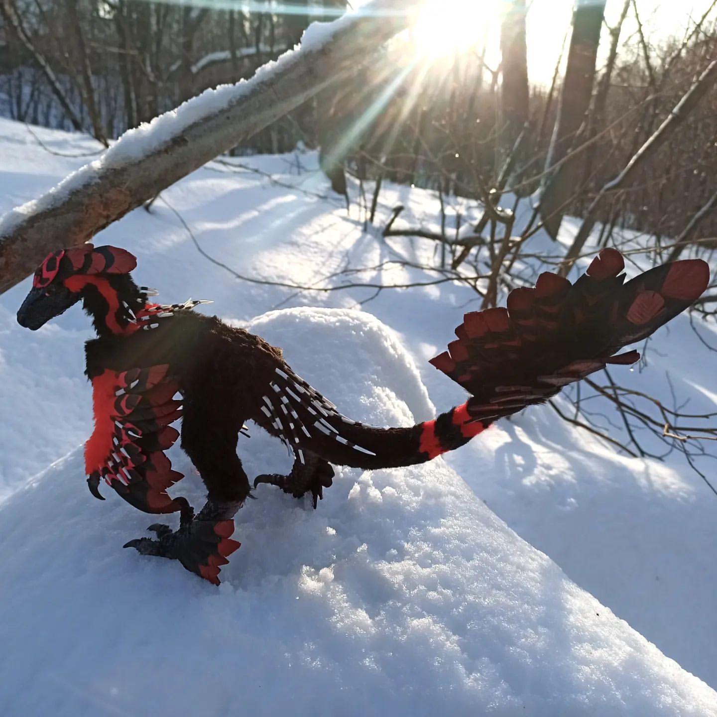 christina.sayvaris в LOOKY. #artdoll,#artisancraft,#easterndragon,#polymerclay,#sculpture,#supersculpey,#poseableartdoll,#poseablesculpture,#ARKSurvivalEvolved,#Raptor,#Art,#doll,#collection,#handmade,#Deinonychus. Handmade doll ART AR...