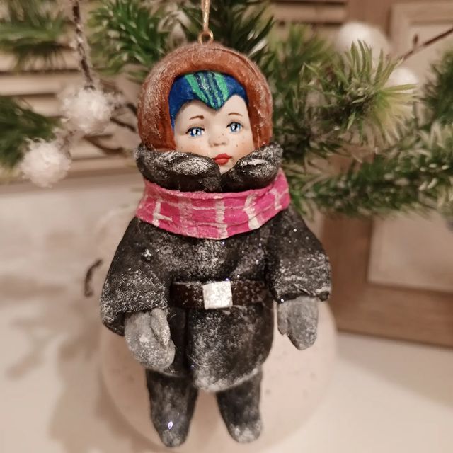 happy_.rainbow в LOOKY. #ватныеигрушки,#ватнаякукла,#ватнички,#игрушканаелку#елочныеигрушкиручнойработы,#елочныеигрушкиизваты,#елка,#новыйгод,#новогодниеигрушки. Ватный мальчуган на ...