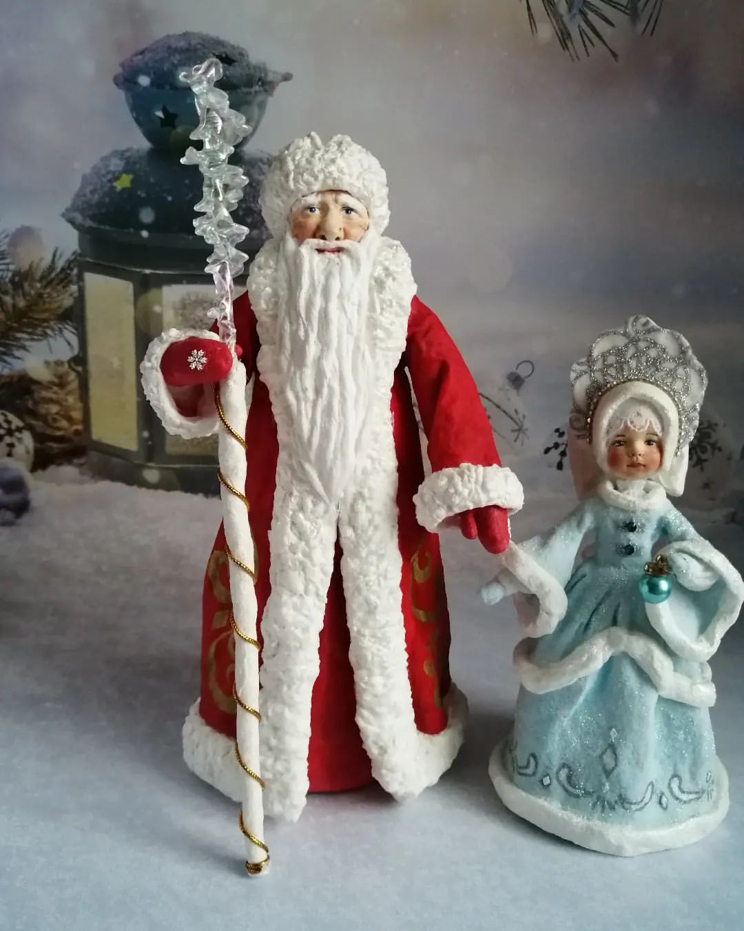 detstvo_na_ladoshke in LOOKY. #дедморозиснегурочка
#дедморозизваты,#дедмороз🎅. Замечательная парочк...