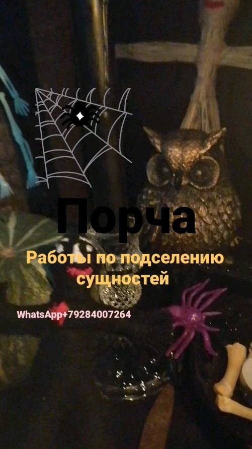 znaharka_evdokiya60 в LOOKY. #порча,#чернаяпорча,#порчанасмерть,#кладбищенскаяпорча,#порчавуду,#порчанаотношения,#порчанавыкидыш,#порчанаврага,#порчанабывшего,#порчанасоперницу,#порчанаконкурентов,#порчапофото,#порчанабизнес,#порчаназдоровье,#порчанакрасоту,#порчанапотенцию,#порчанаожирение,#приворот,#магия,#таро,#приворотвуду,#черныйприворот,#приворотнастрасть,#кладбищенскийприворот,#приворотнамужа,#приворотнамусульманина,#приворотналюбимого,#приворотнакрови,#приворотпофото. ⚫🕷️ ПОРЧА 🕷️⚫обряд...
