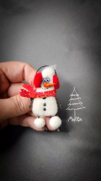 maurra_craft в LOOKY. #брошь,#снеговик,#изшерсти,#maurra. #брошь #снеговик Паш...