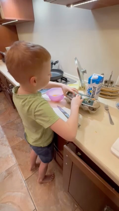 elenavasileva1967 in LOOKY. . Мишка и омлет 😀👍🥚...