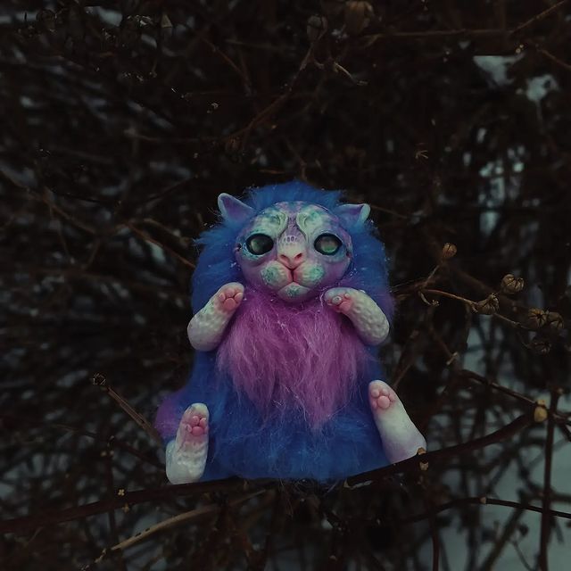 oleg_lll_ in LOOKY. #art,#artist,#hendmade,#hendmadedecor,#hendmadetoys,#toyart,#toy,#present,#christmas,#cat,#cattoy,#bryansk,#masterartist,#polimerclayart,#polimerclay. Вот еще одно чудо ко...