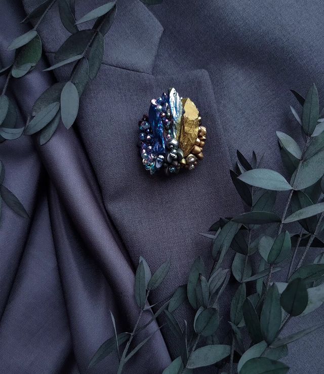 albo_studio в LOOKY. . Brooch 'Lazure • col...