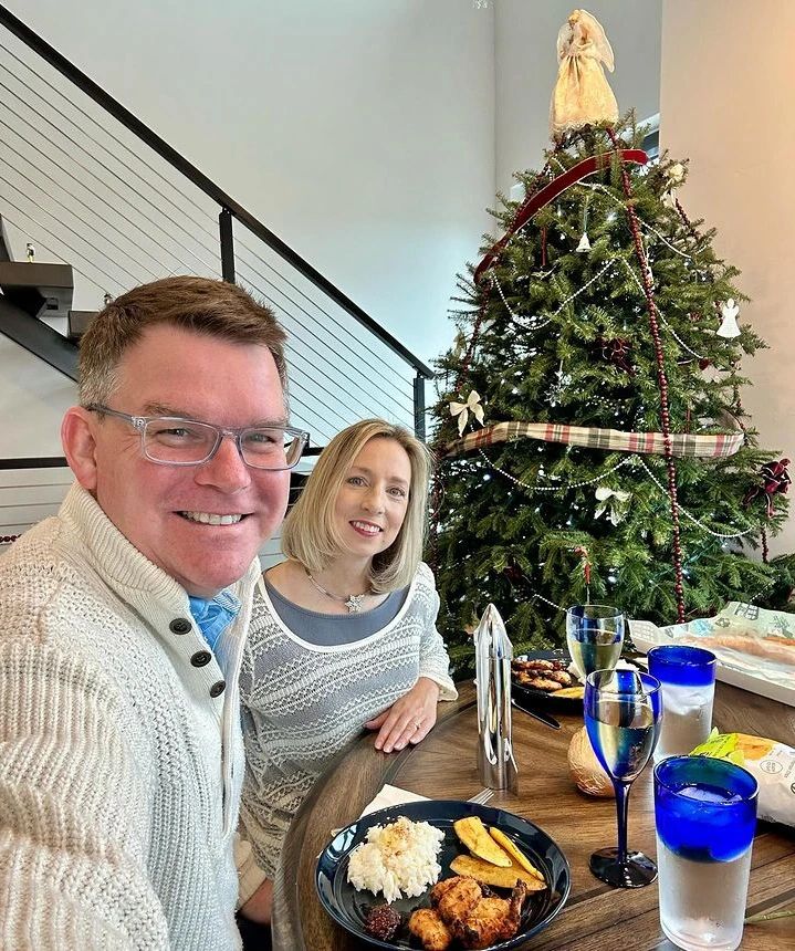 One of our favorite traditions: Christmas dinner menu inspired by our travels during the year. 🎄🍽