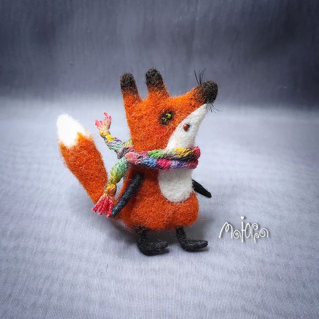 maurra_craft в LOOKY. #лис,#лисичка,#изшерсти,#назаказ. Нам Европа не указ, ...