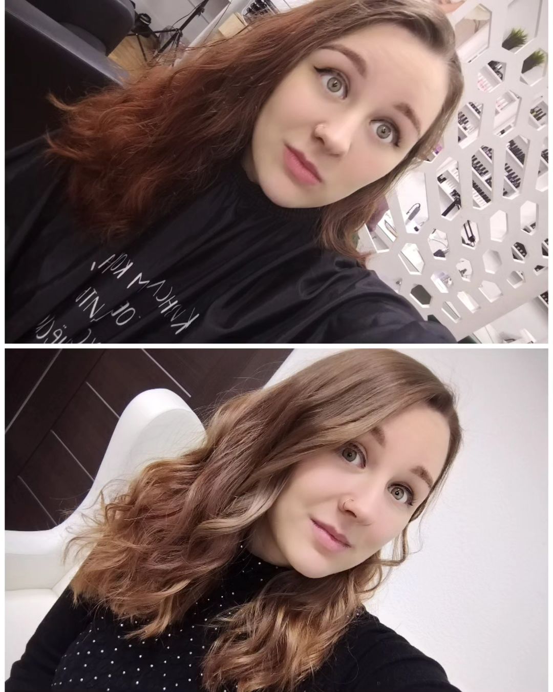Сегодня исполнилась моя мечта🥰

Я мечтала о балаяже примерно около 3 лет, но никак не могла на него решиться. Я расспрашивала у многих мастеров о нём, консультировалась во многих салонах. Все мне говорили, что окрашивание очень сложное и займёт около 13 часов на мои волосы😱 И вот... Мне подарили поход в салон❤️

Сделали все за 4 часа в классной весёлой обстановке. Результат меня очень порадовал. 
Спасибо салону Daru nails и мастеру Татьяне за такую красоту и эмоции🥰