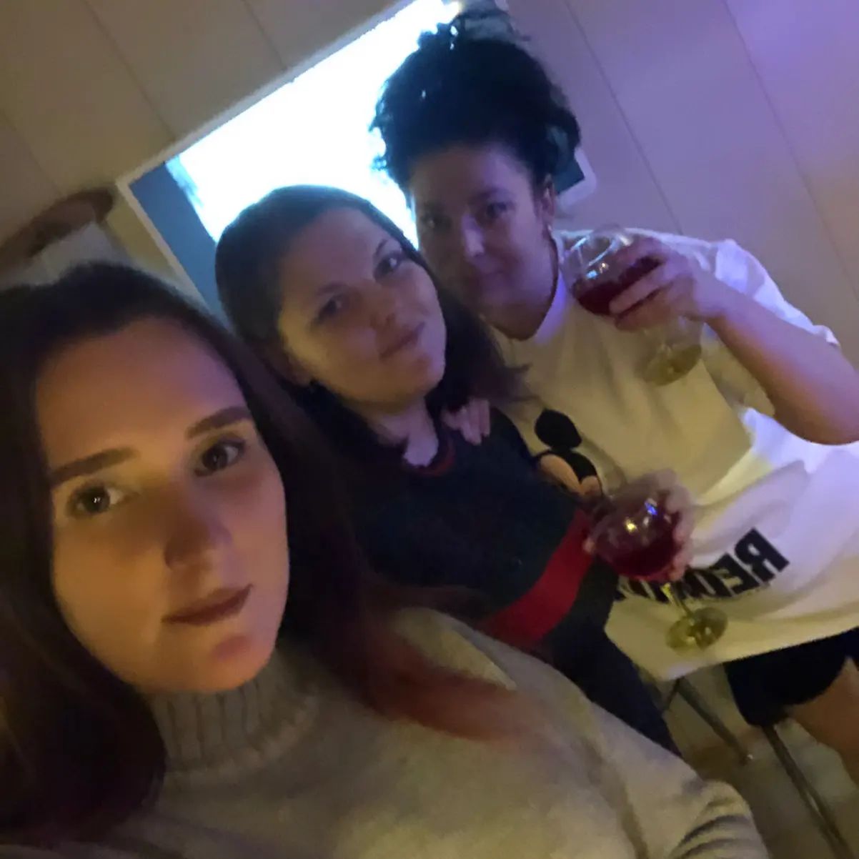 Поздравили нашу Настеньку с ДР,и чуть чуть с наступающим отметили.