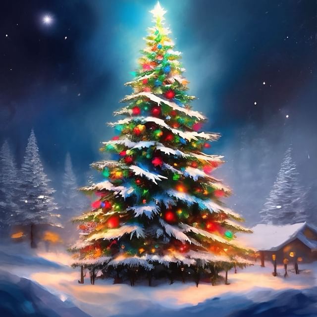 alexandrus.93 в LOOKY. #новыйгод,#нг2024,#newyear,#ny2024,#2024,#2024год,#шедеврум,#shedevrum,#🎄. С Новым годом! (карт...