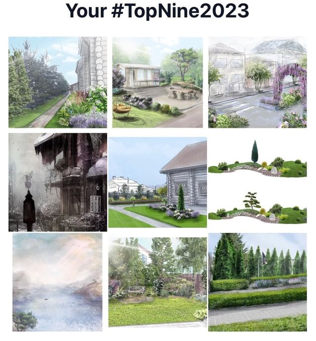 lanasketching в LOOKY. #topnine2023. С наступившим 2024, ...