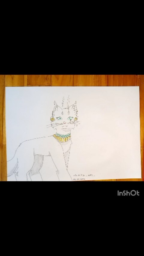 m.a.y.a._art._ в LOOKY. #коты,#кошки,#кошка,#египет,#арт,#рисунок,#рисуноккарандашом,#art,#catart,#cat,#egypt,#drawing. Кошка Афири станет о...