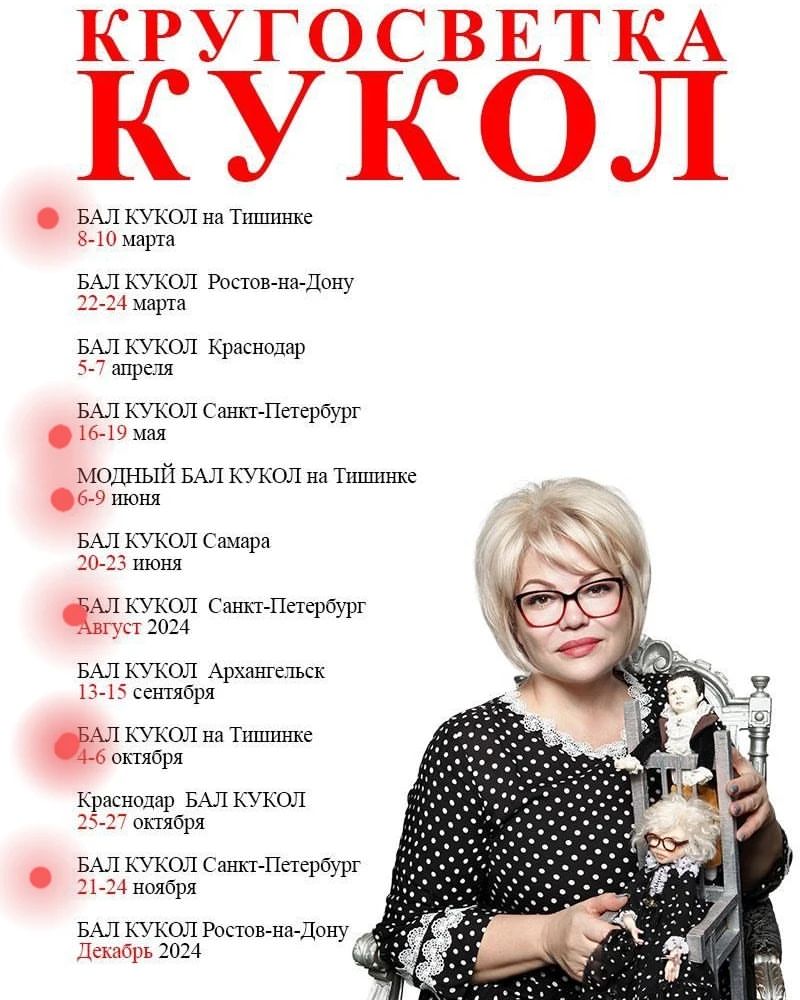 gala_koug в LOOKY — Расписание выставок на этот год.
(Красными точками помечены 