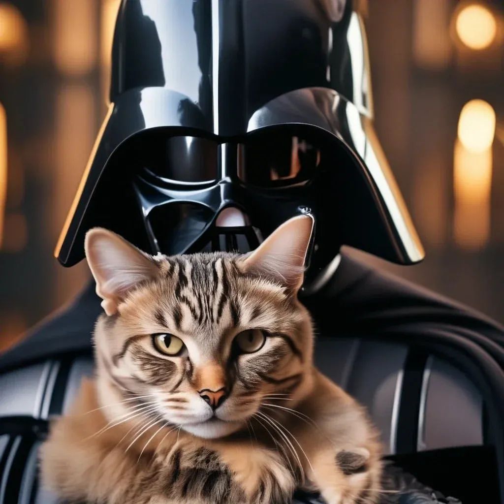 yurdelius в LOOKY — 😺 #ДартВейдер #кошки #звездныевойны #силатемная #империянап