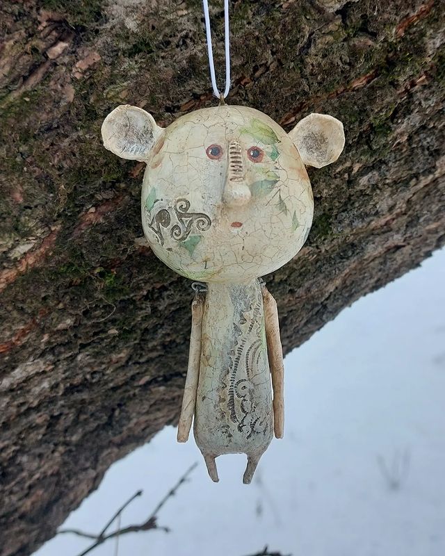 elena170661 в LOOKY. #papiermâché,#papercraft,#papermache,#liveincolor_handmade,#папьемашеигрушки,#папьемаше,#волшебнаябумага,#елочныеигрушкиручнойработы,#выставкикукол. Наконец-то я добрала...