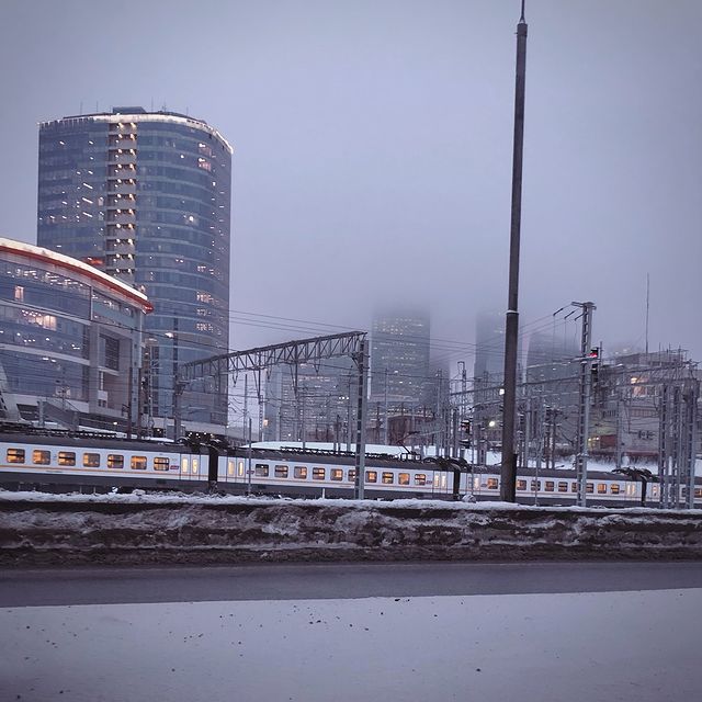 olegrammy в LOOKY. #Moscow,#morning,#winter. Moscow morning #Mosc...