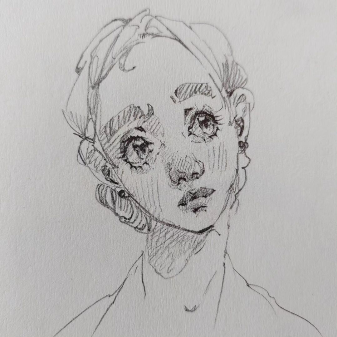. 
. 
#sketchbook #sketch #pencil #art #drawing #traditionalart #myart #originalcharacter