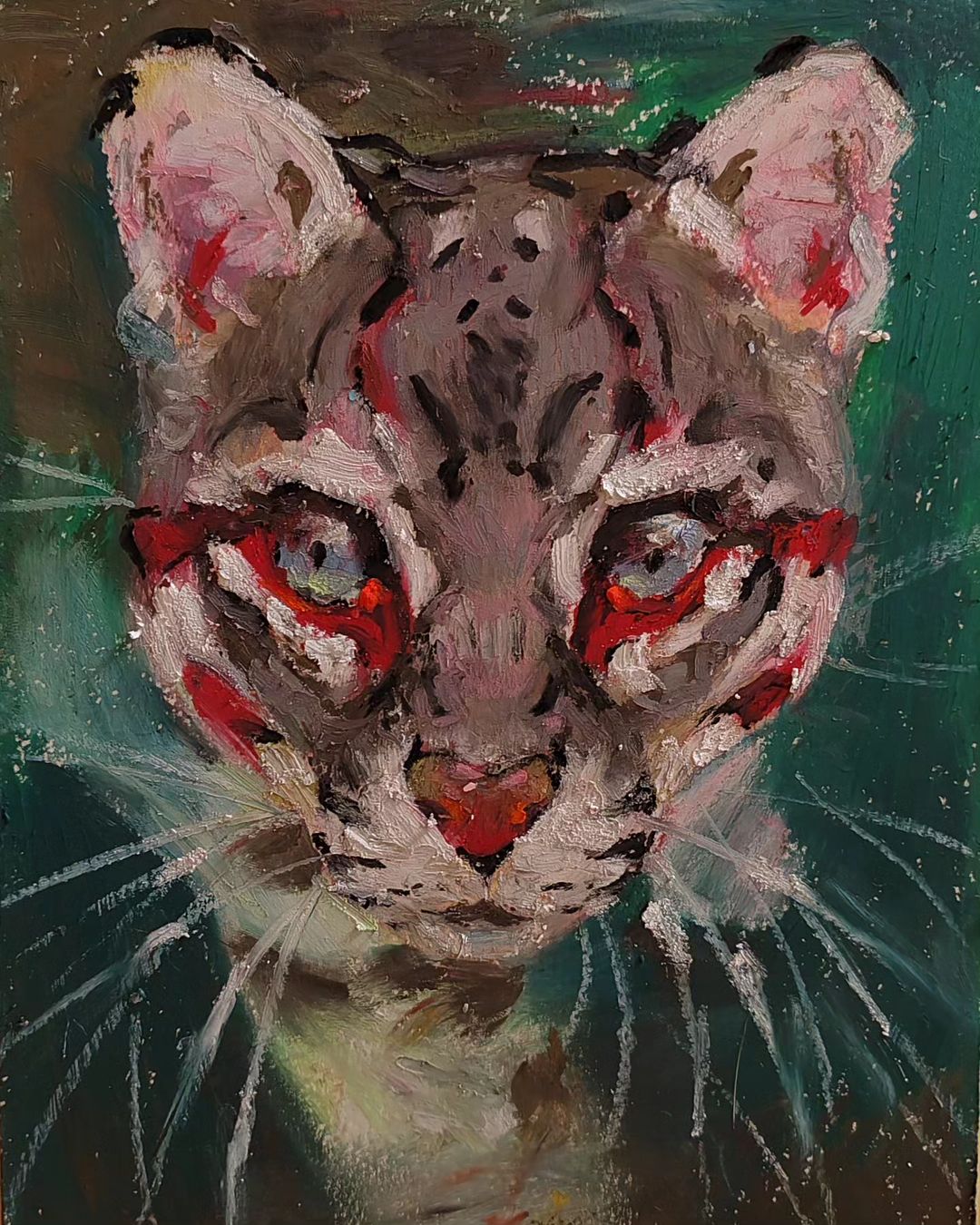 ellezrore в LOOKY — Un ocelot avec nez-coeur de Pinterest❤️

#art #sketch #sketc
