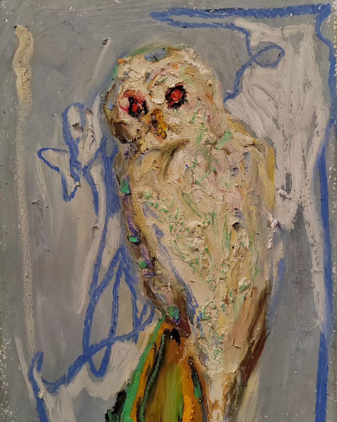 Looks straight into the soul~

#oilpastel #art #painting #myart #traditionalart #sketchbook #sketch #owl #animals #bird